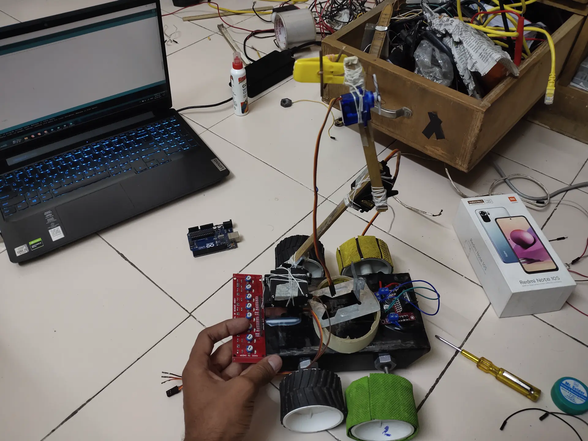 Robotic Arm Top View